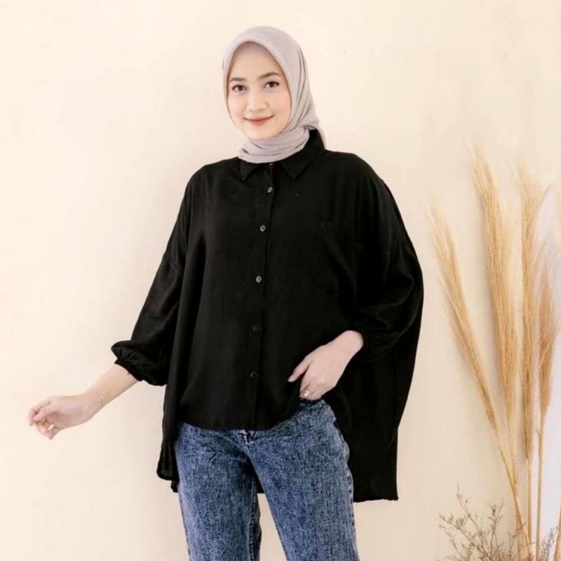 Alena Blouse Rayon Premium All Size Atasan Wanita Terbaru