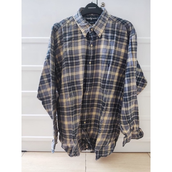 PRELOVED KEMEJA PRIA FLANNEL RALPH LAUREN