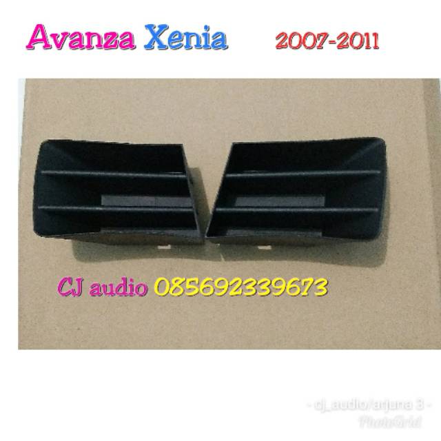 Tutup cover samping foglamp-cover bumper bemper depan RH &amp; LH avanza xenia