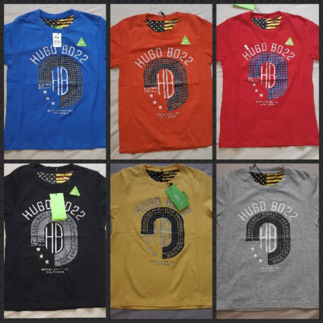 Baju Kaos Anak Boss Hugo1 Branded Murah
