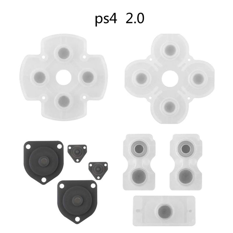 CRE  For Playstation 4 PS4 Controller Conductive Silicone Rubber Pads for d ualshock 4 JDS-001/JDS-011 D Pad Buttons