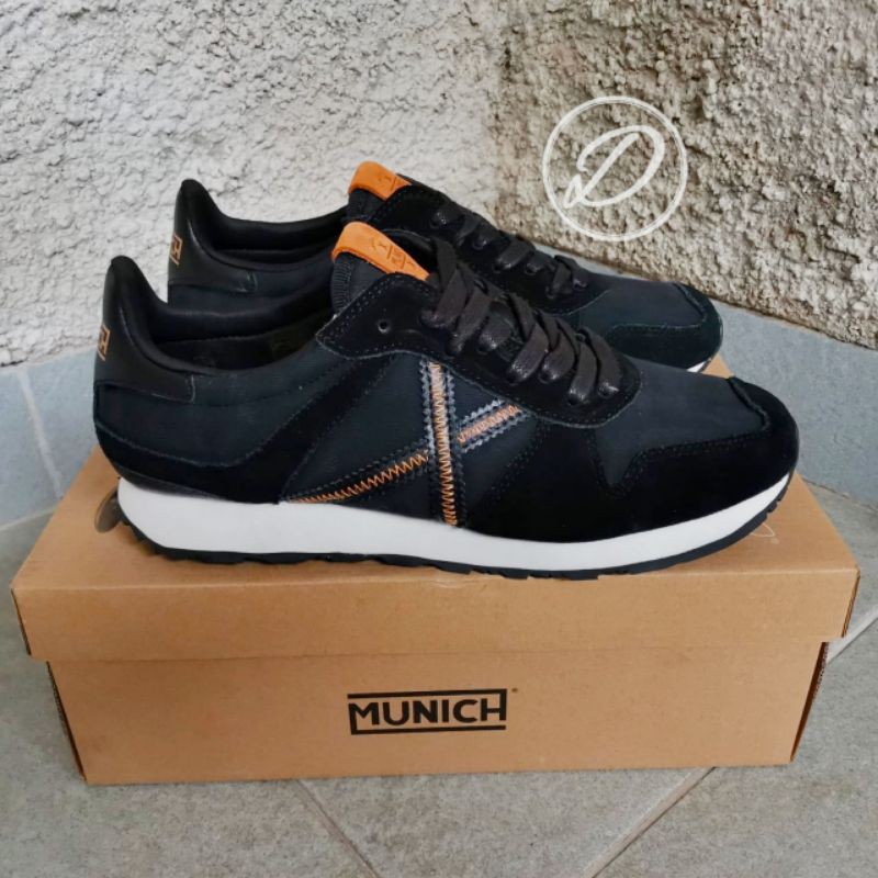 Sepatu Munich x Massana - Black/L.Brown New BNIB Original size 41