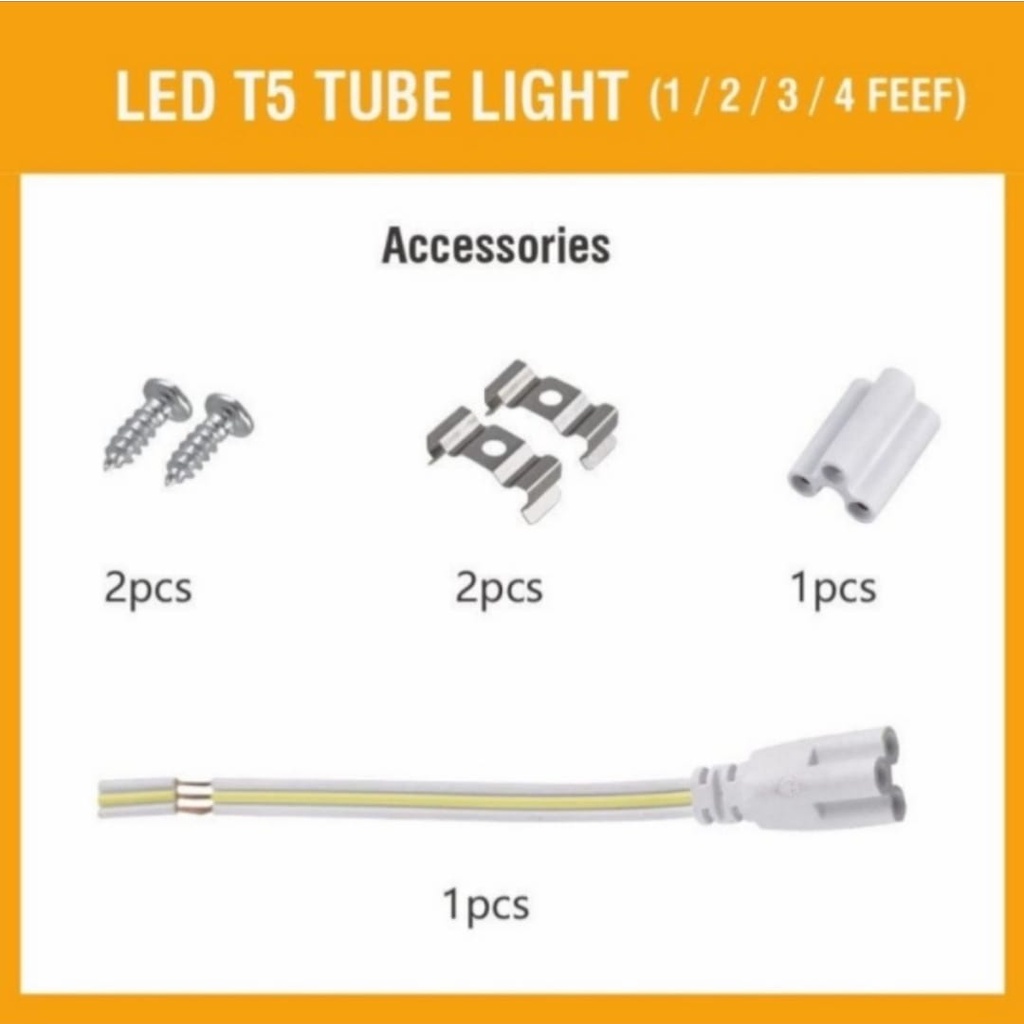 Lampu TL Neon T5 LED 6w/10w/15w/18w Tube Warna Warni/Lampu neon LED