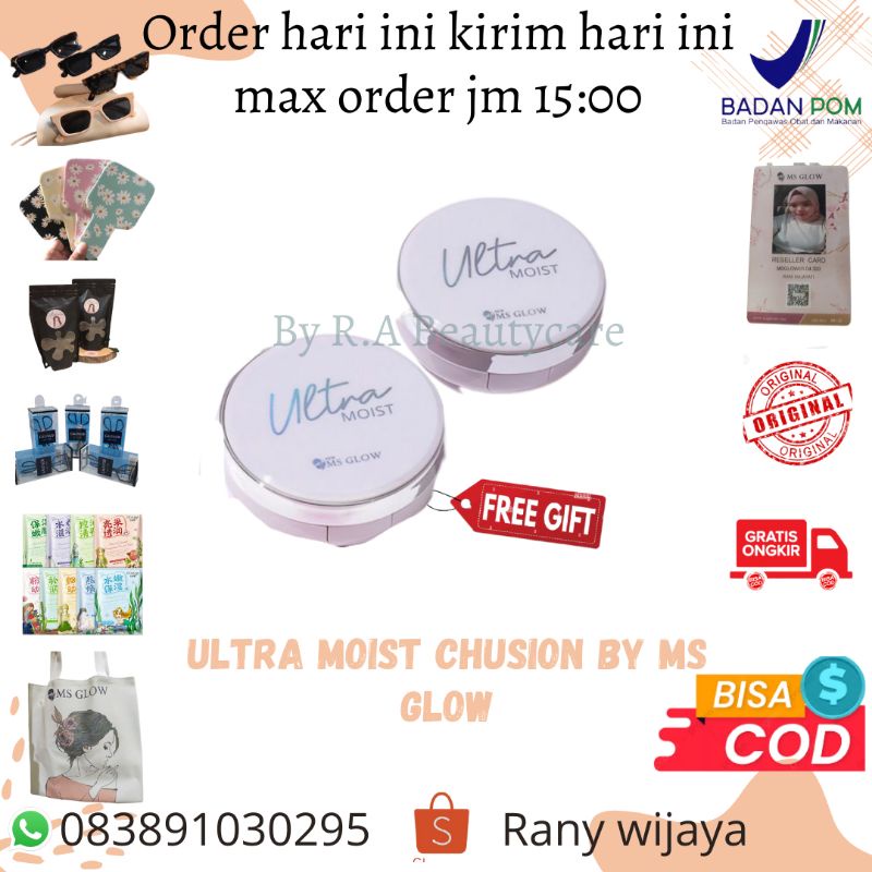 (COD) CC MOIST CHUSION MS GLOW ORIGINAL 100% FREE GIFT BER ID MEMBER RESMI TERLARIS TERMURAH 100.000