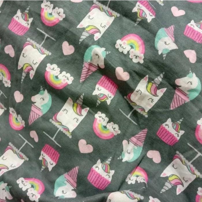 Kain | Kain Kaos Meteran Unicorn Terbaru Ready Stock