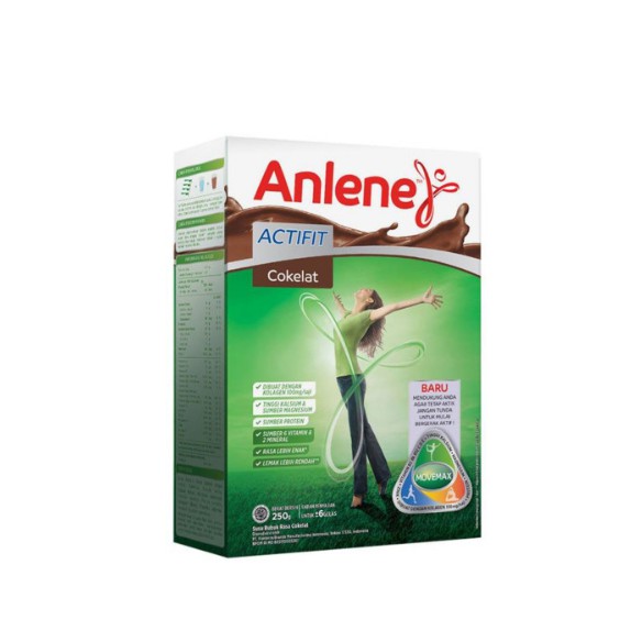 

ANLENE ACTIFIT COKLAT 250 GR