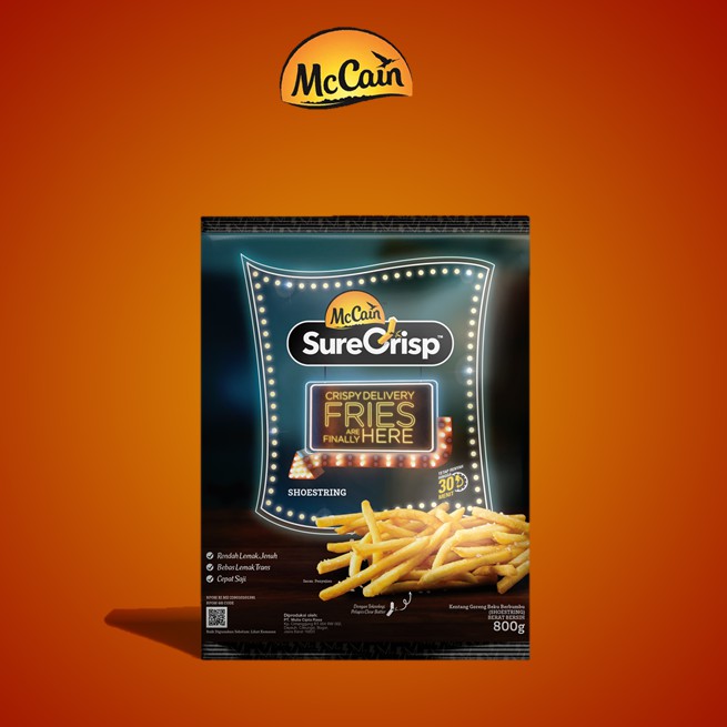 

Kentang McCain SureCrisp 6/6 Shoestring Original Pack (800Gr) JB