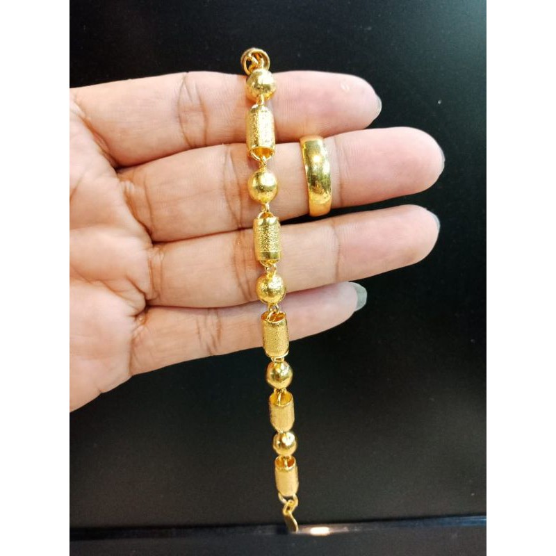 Gelang Mas Penang lapis emas