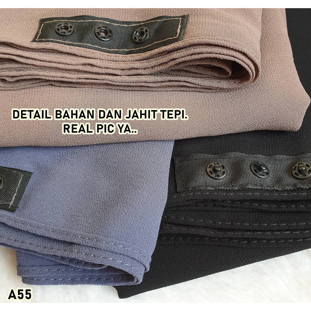 pashmina airflow Pashmina instan bahan heavy babydoll hijab langsung pakai a55