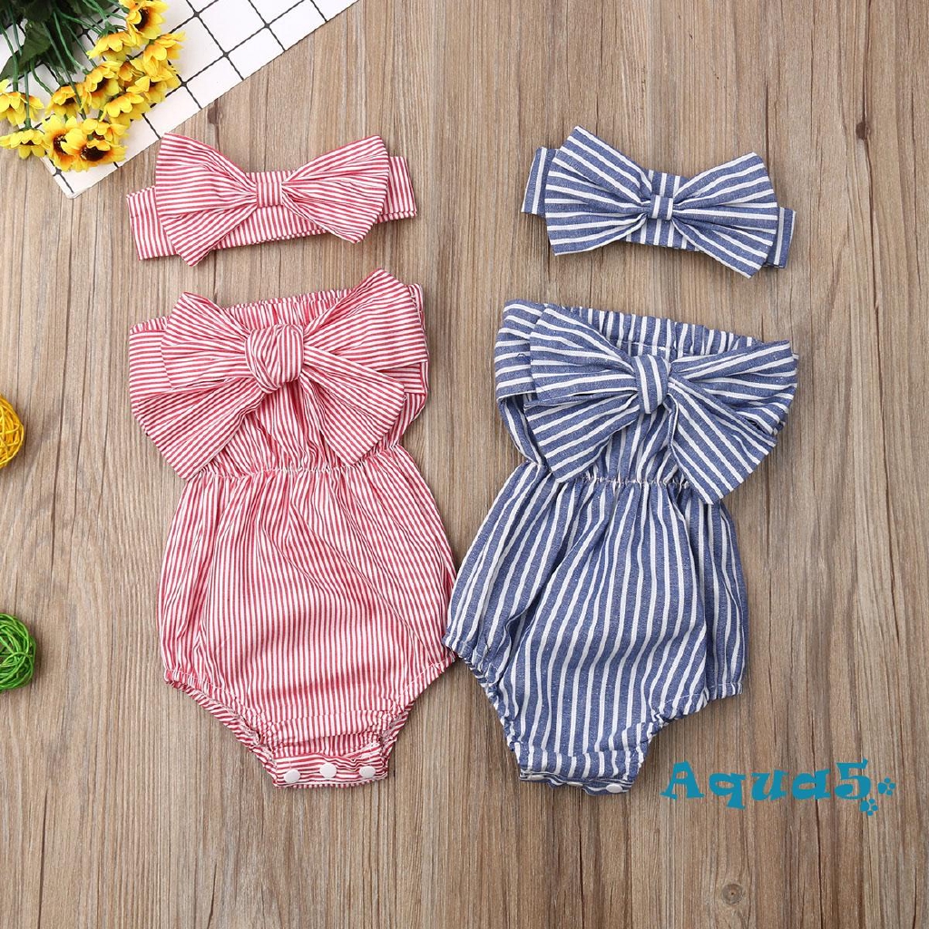 infant off the shoulder romper