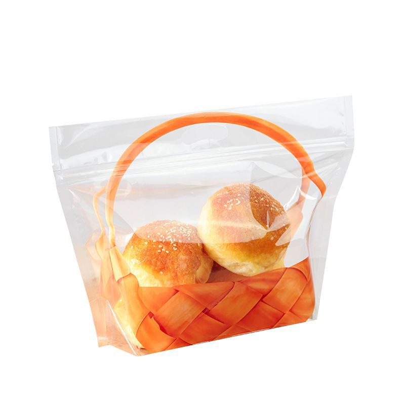 plastik bungkus roti tawar / toast box packaging Bag with Zip Lock isi 5pcs / loaf pan plastic bag