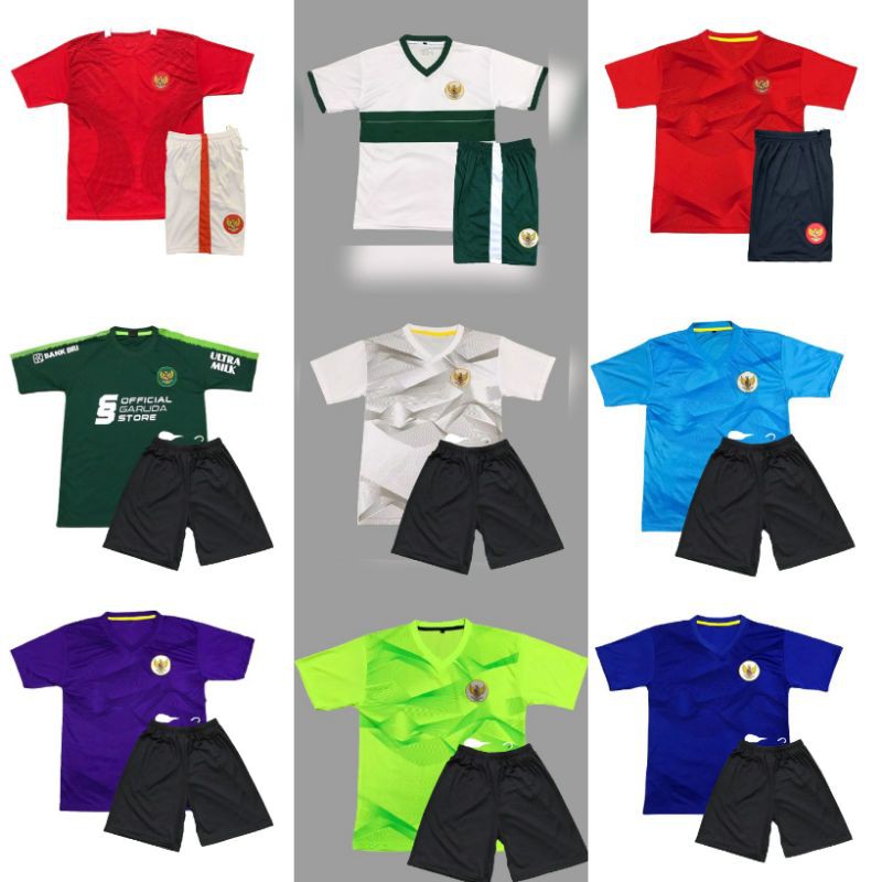 Paket SETELAN DEWASA Jersey Celana TIMNAS Indonesia Training - Baju Latihan Timnas Indonesia