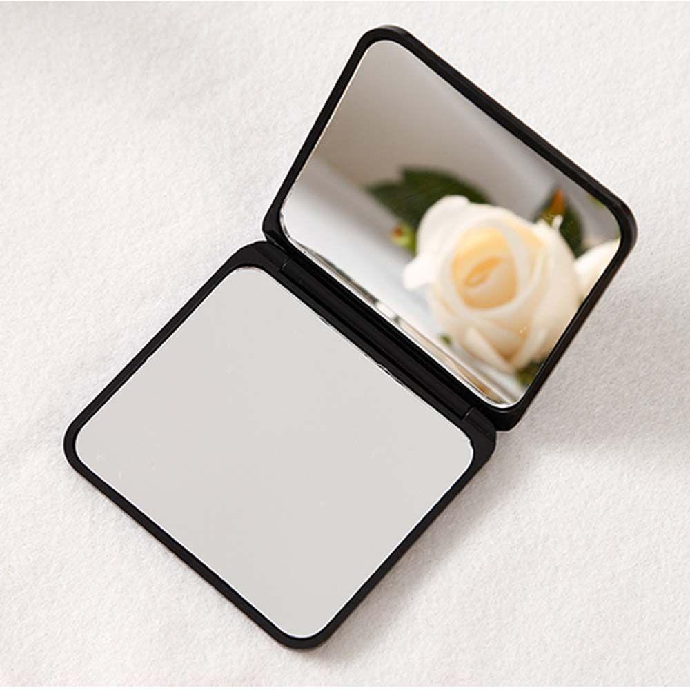 Augustina Cermin Rias Mini Portable Dressing Mirror Hand Mirrors Student Cermin Compact Dua Sisi