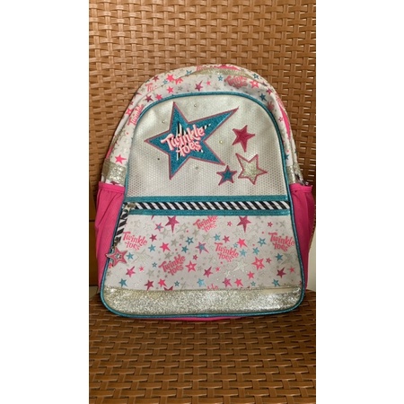 PRELOVED skechers kids school backpack Twinkle Toes original tas anak sekolah second branded