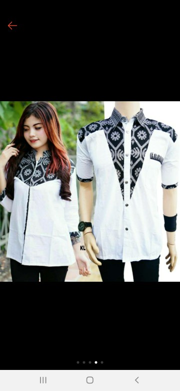 Maura Couple - Sania Ruffle Batik Couple Ori  Ndoro Jowi Dnt Garasi Termurah  Shopee - Couple Reno