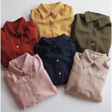 KEMEJA BASIC / KEMEJA DIAN / COMFY SKOLDER / KEM BASIC / KEMEJA POLOS