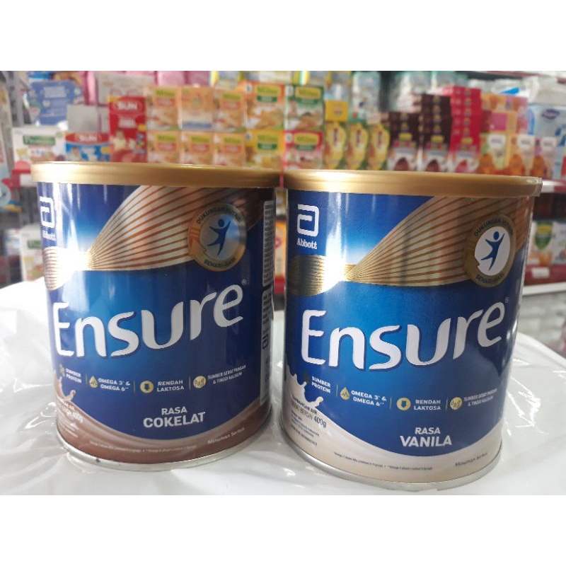 

ENSURE VANILLA/COKELAT 400GR Expired November 2022