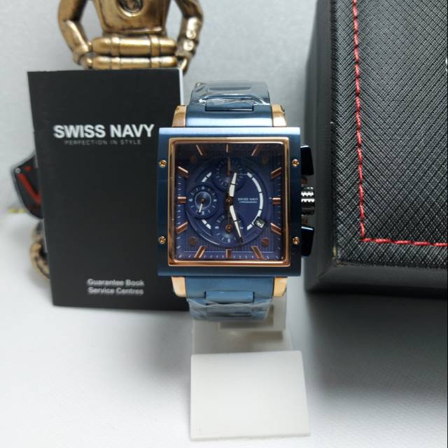 Jam tangan pria Swiss Navy SN 6835 original