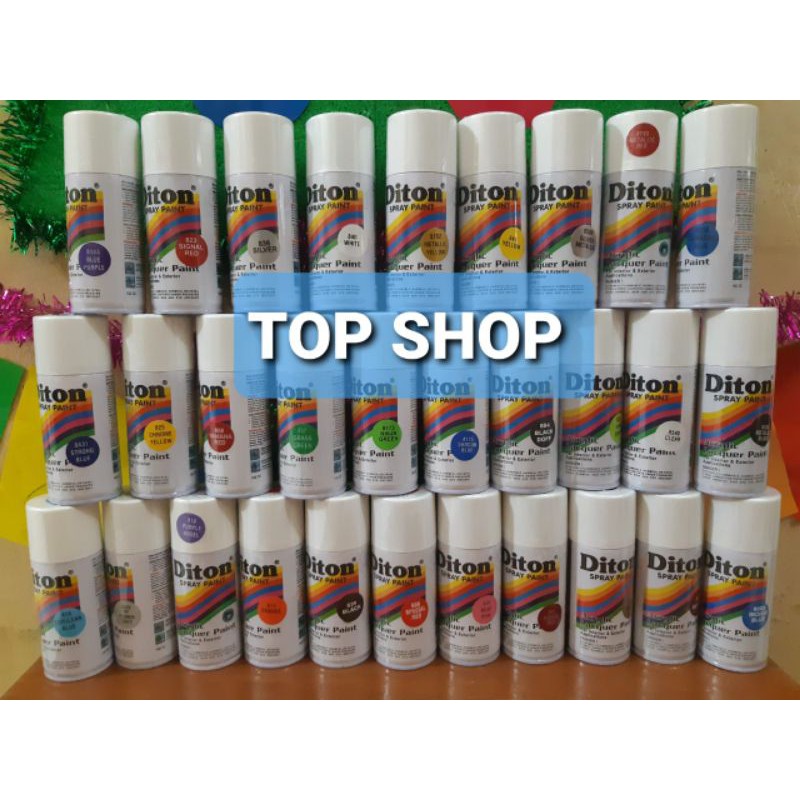 PILOX PYLOX CAT SEMPROT DITON  BANYAK WARNA HITAM/DOFF/ CLEAR /PUTIH/SILVER/BIRU/MERAH/KUNING/PINK/EPOXIY