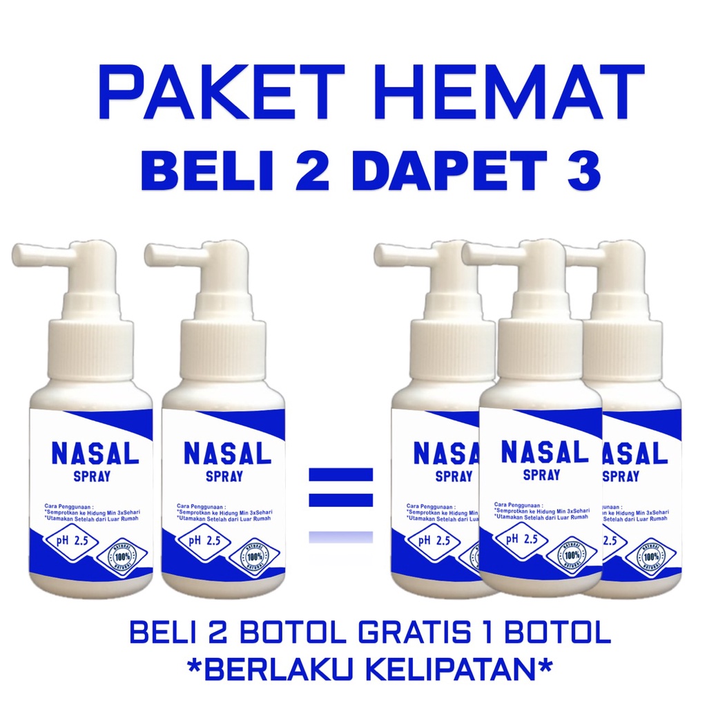 Nasal Spray Anosmia Anti Virus Corona Semprot Hidung Dewasa Anak Balita