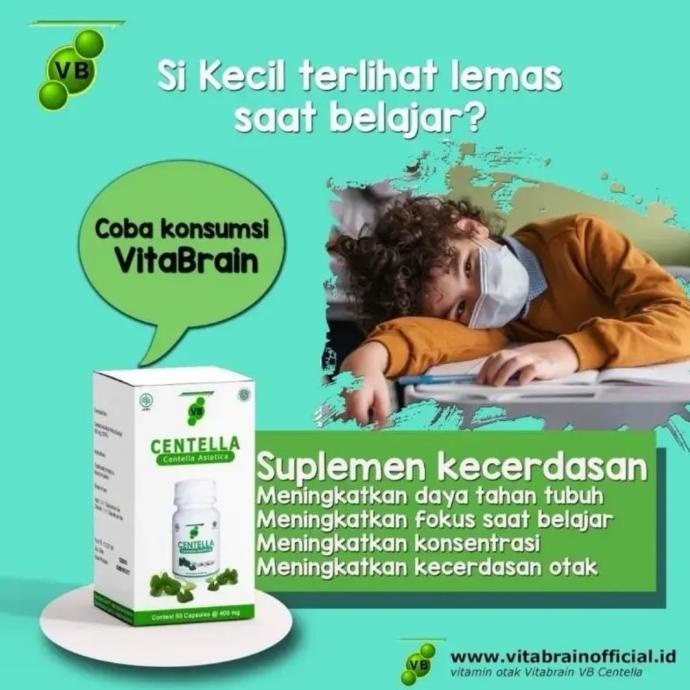 VITAMIN SUPLEMEN OTAK VITABRAIN MENINGKATKAN DAYA INGAT ANAK DEWASA