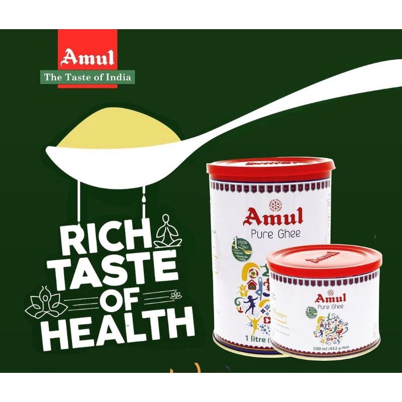 

Amul Pure Ghee / Minyak Ghee / Minyak Samin