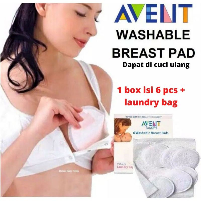 breast pad avent washable dapat di cuci ulang