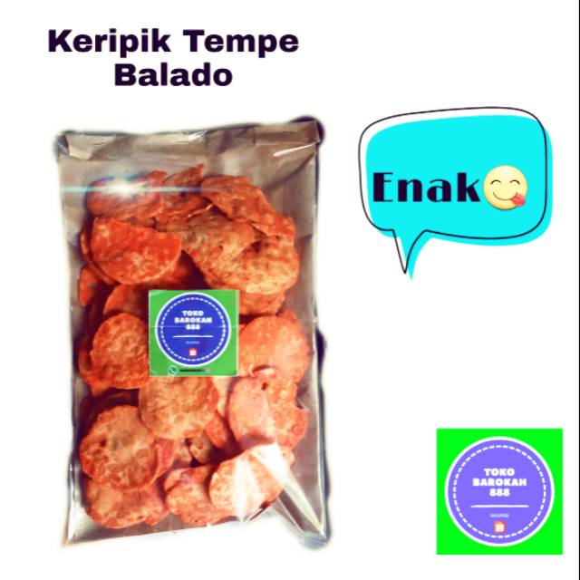 

Keripik Tempe Balado Berat 200gram