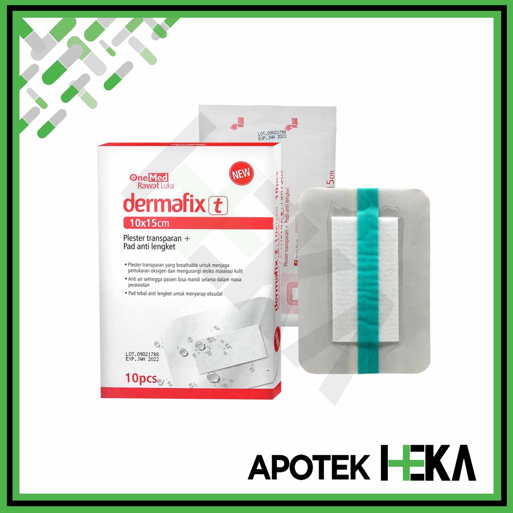 Dermafix T 10 x 15 cm Box isi 10 - Plester Luka Anti Air (SEMARANG)