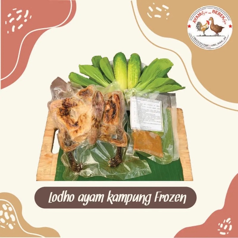 

1 Paket Lodho Ayam Kampung Asli (Frozen)