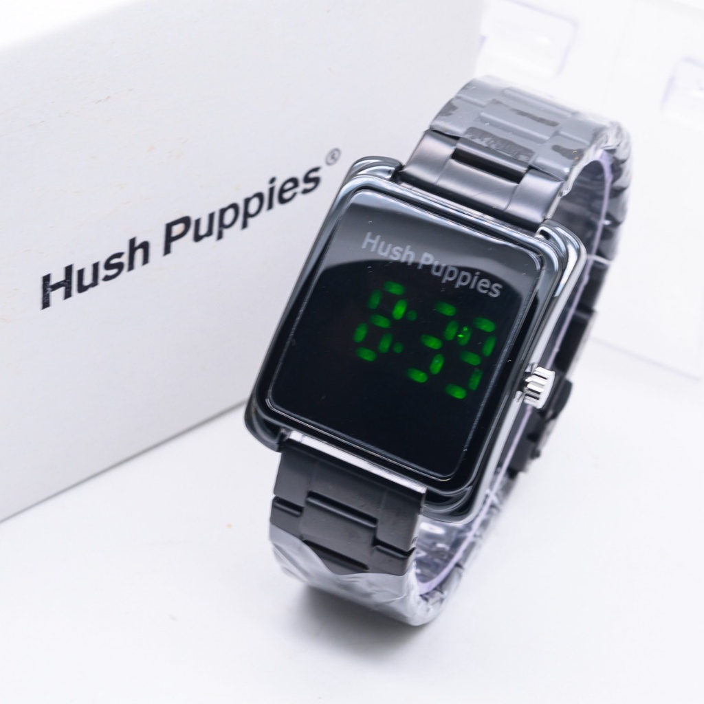 Jam Tangan Wanita Fashion Hush Puppies HB 6568 LED Touch Watch - Bisa Bayar Ditempat - COD - Grosir