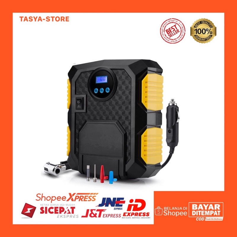 [BEST QUALITY] POMPA BAN MOBIL MOTOR ELEKTRIK PORTABLE INFLATOR MULTIFUNGSI