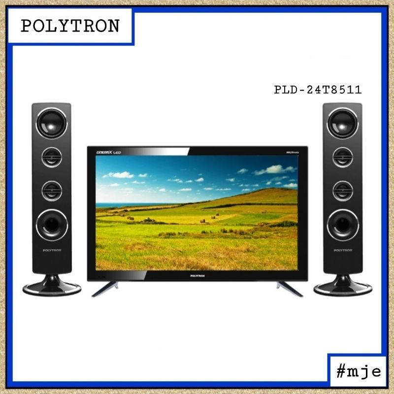 LED TV POLYTRON PLD-24T8511 / 24 Inch *(USB Movie, HDMI, HD)