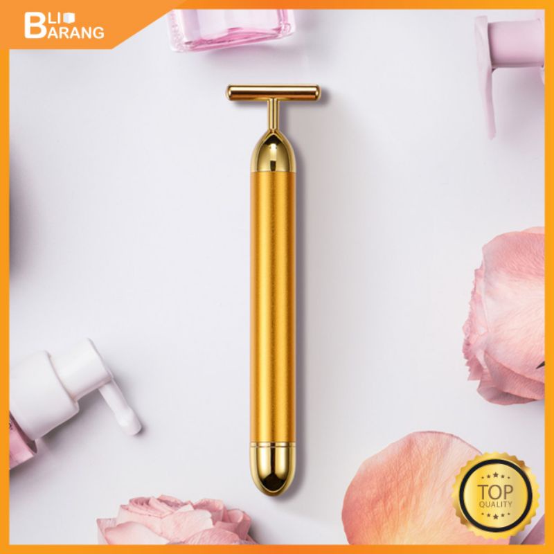 Alat Pijat Wajah Kulit Beauty Roller Bentuk T