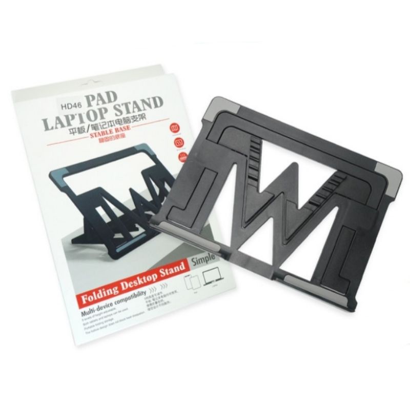 Laptop Stand Holder Lipat Adjustable Anti Slip Portable Alas Laptop