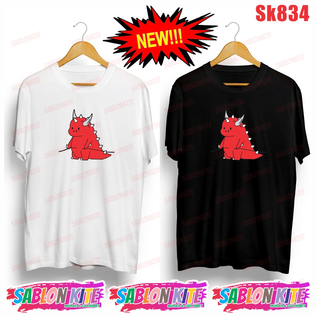 MURAH!!! KAOS KPOP DYNO DYNONI MERAH RED SK834 UNISEX COMBED 30S