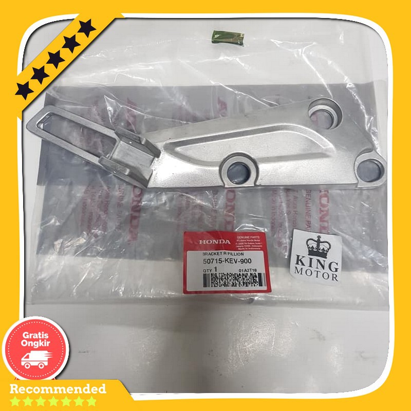 Bracket Breket Braket / Dudukan Footstep Belakang Kanan Honda Supra 50715-Kev-900 Hgp