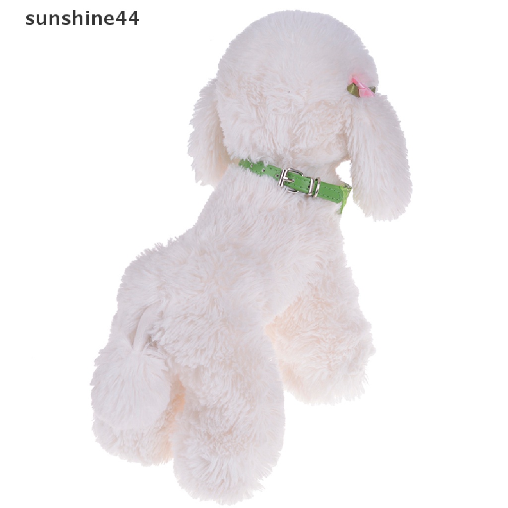 Sunshine Kalung Leher Anjing / Kucing Bahan Kulit Pu