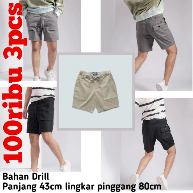 CELANA PENDEK BOARDSHORT CIMPUL PRIA &amp; WANITA