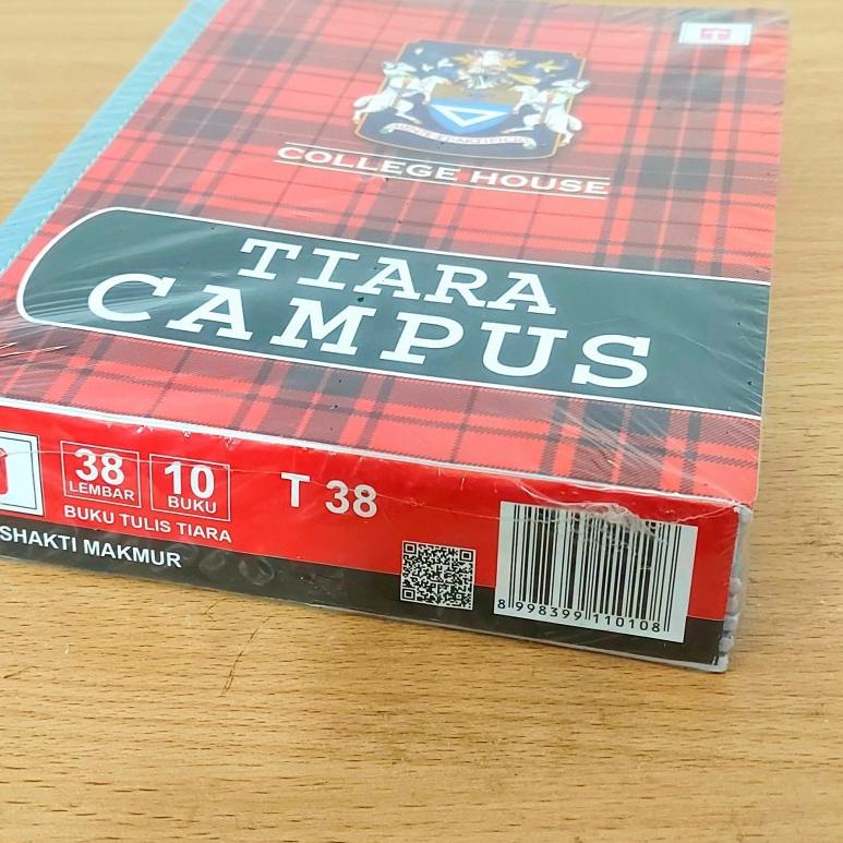 

Trend - Buku Tulis TIARA CAMPUS 38 Lembar 1 pack Dapat 10 BUKU