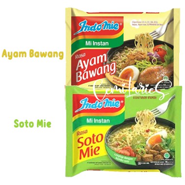 

Indomie Kuah Rasa Ayam Bawang / Soto Mie (Mi Instan) - 5 Pcs x 69gr