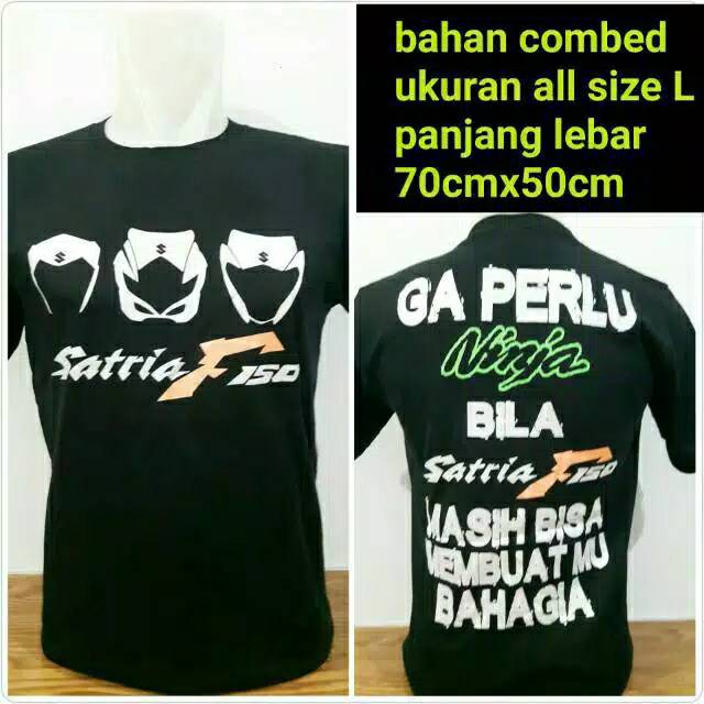 Baju Kaos Distro Satria Fu 150