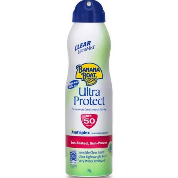 BANANA BOAT Clear Ultra Protect Sunscreen Continuous Spray 170g