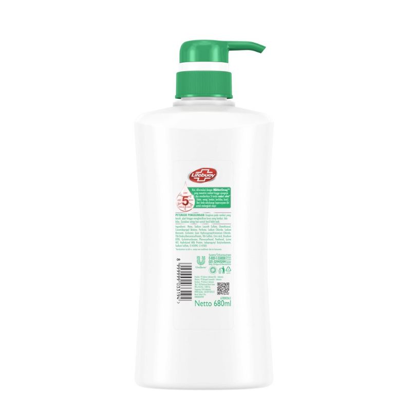 Lifebouy shampoo kuat berkilau 680ml/lifebouy 680ml hijau