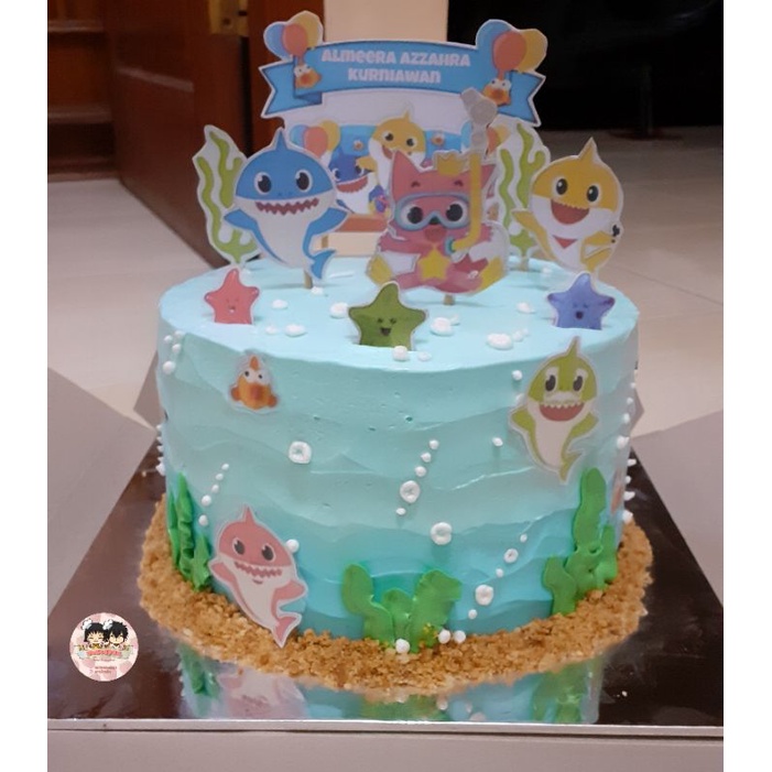 Jual Kue Ulang Tahun Karakter Anak Baby Shark | Shopee Indonesia