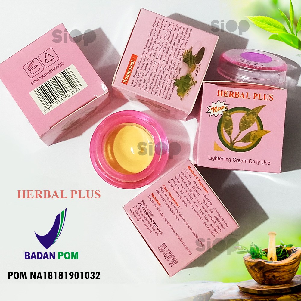 Herbal Plus Day Night Cream Original Bpom Shopee Indonesia