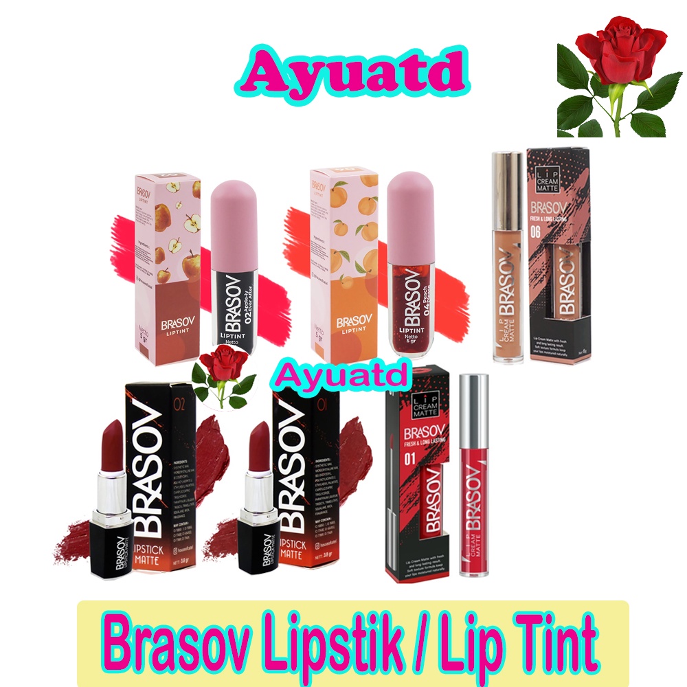 Brasov Lipstik Matte / Liptint / Lip Cream Matte