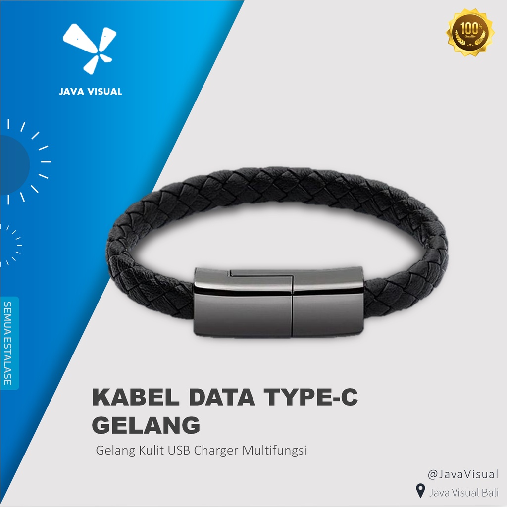 [JaVis] KABEL DATA USB 2.0-TYPE C GELANG