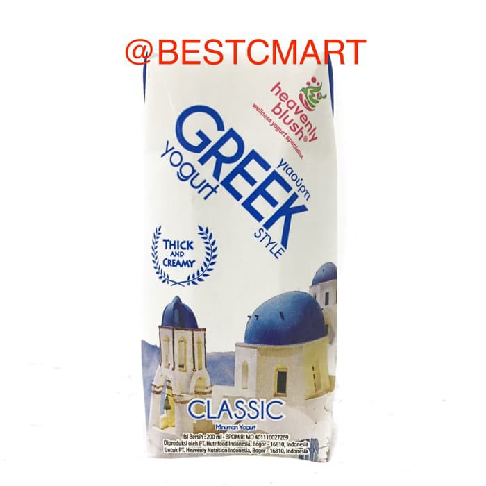 

HEAVENLY BLUSH GREEK YOGURT CLASSIC 200ML