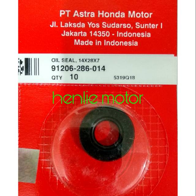 Sil seal operan perseneling gl 100 tiger mega pri gl pro tiger new asli ori 91206 286 014